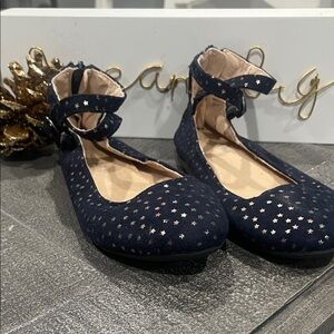 Cat & Jack Navy Star Dress Shoes